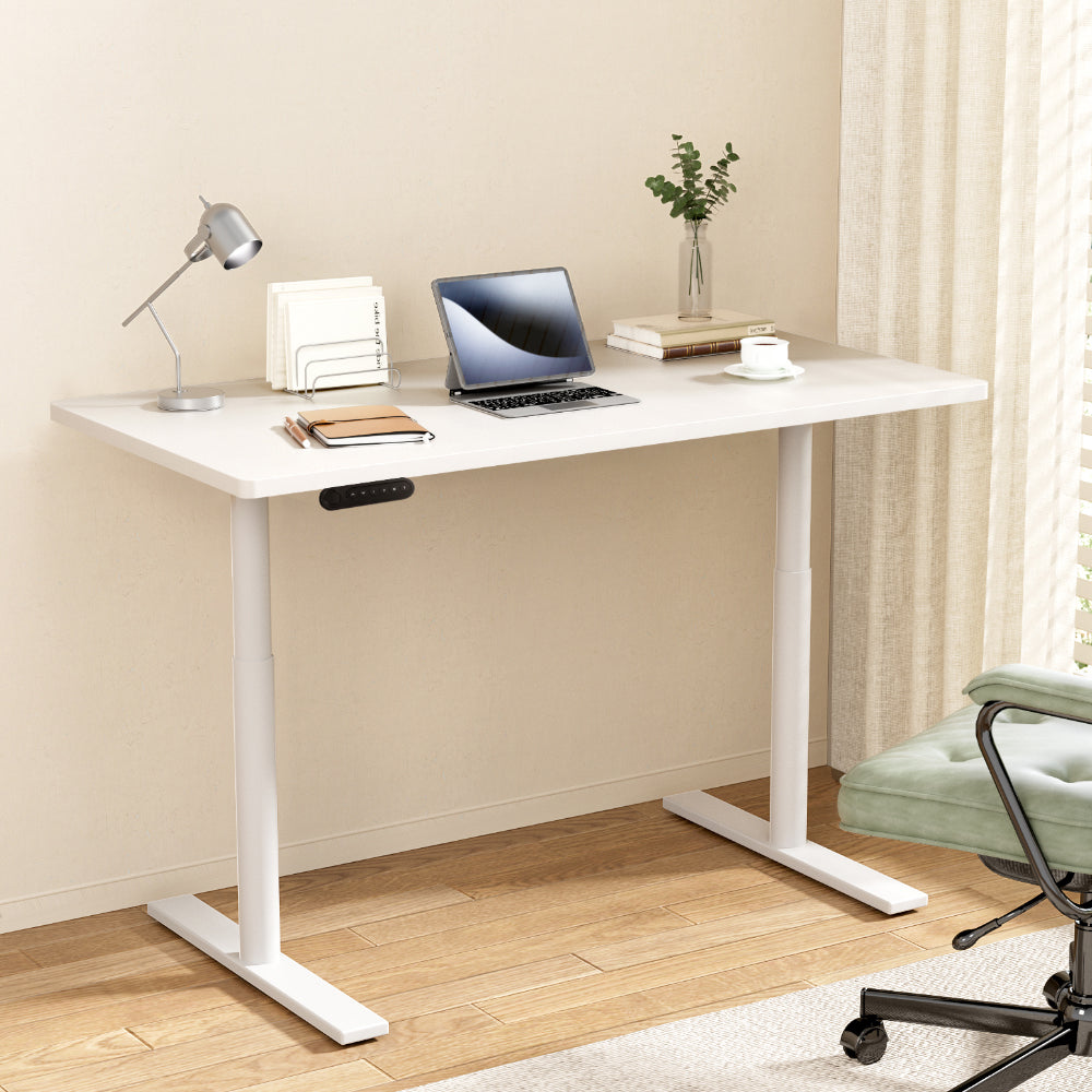 Artiss Standing Desk Motorised Electric Dual Motor 120CM White