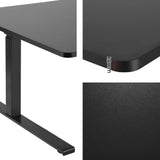 Artiss Standing Desks L-shape Motorised 160CM Black