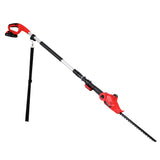 Giantz Electric Cordless Extendable Hedge Trimmer with Adjustable Head and Double-Sided Blade