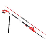 Giantz Electric Cordless Extendable Hedge Trimmer with Adjustable Head and Double-Sided Blade