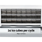 Devanti 18kg Ice Maker Machine Stainless Steel