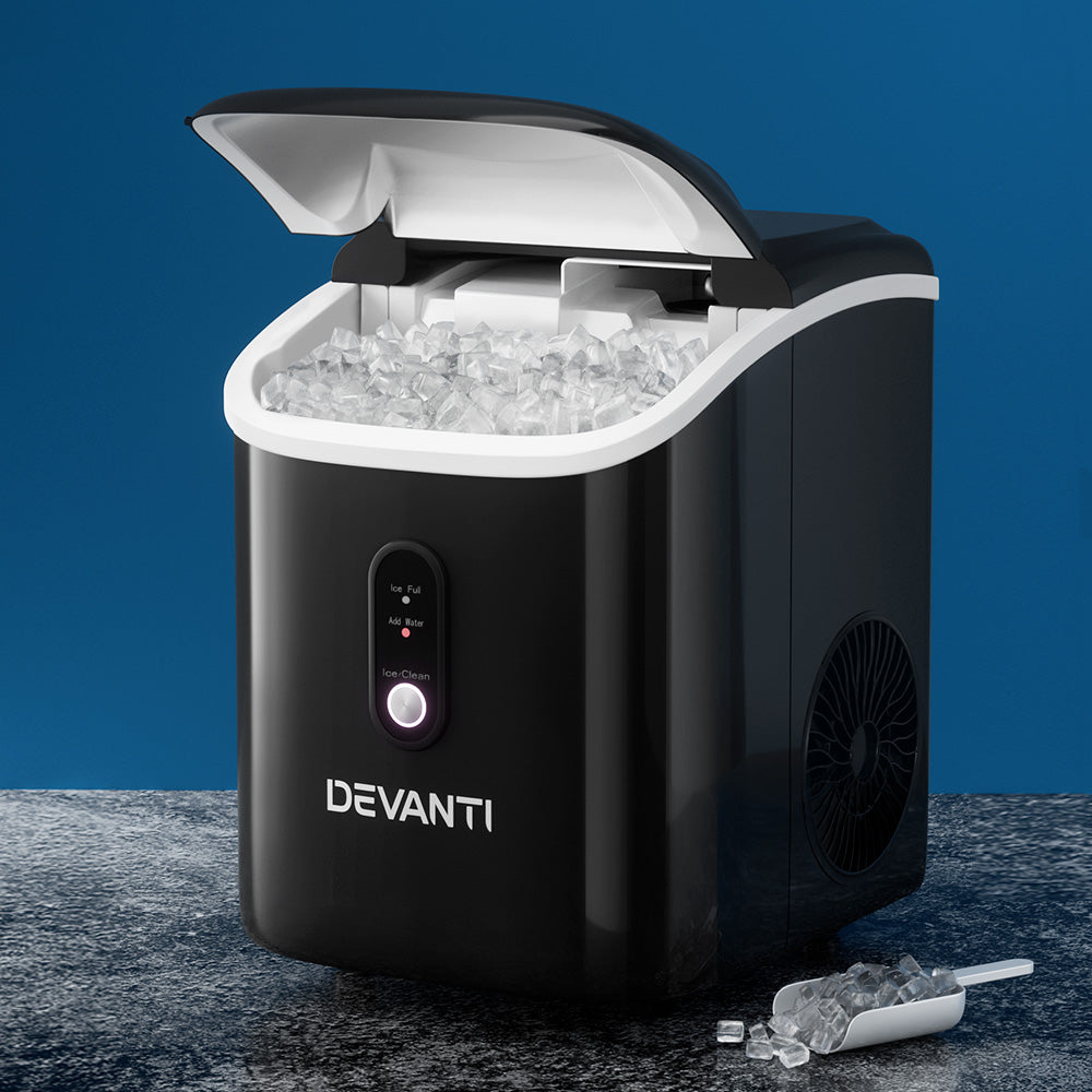 Compact Nugget Ice Maker Machine - 15kg Daily Capacity