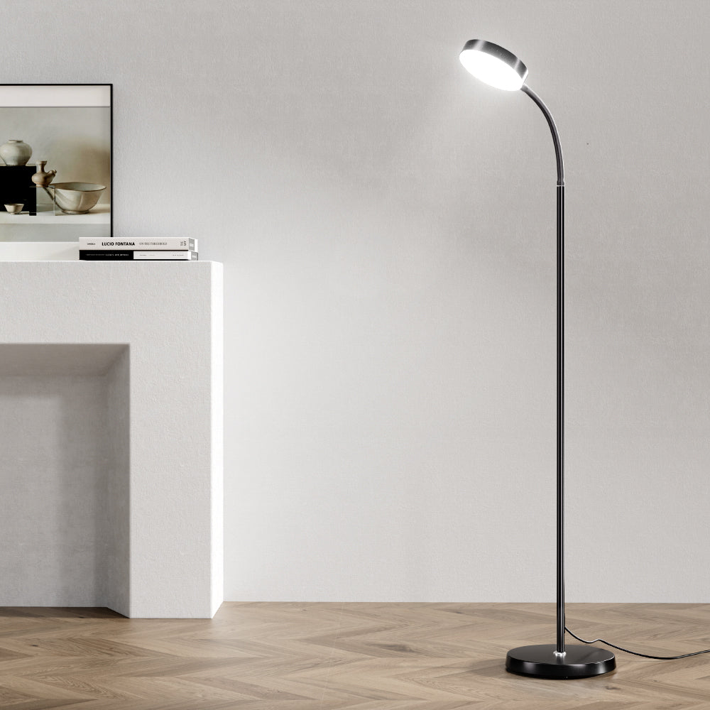 Versatile Remote-Controlled LED Floor Lamp with Adjustable Brightness and Color Temperature for Home Use