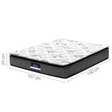 Giselle Bedding 24cm Mattress Pillow Top Double