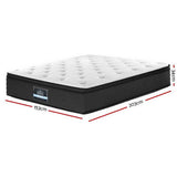 Giselle Bedding 34cm Mattress Euro Top Queen