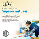 Giselle Bedding 34cm Mattress Cool Gel Memory Foam King Single