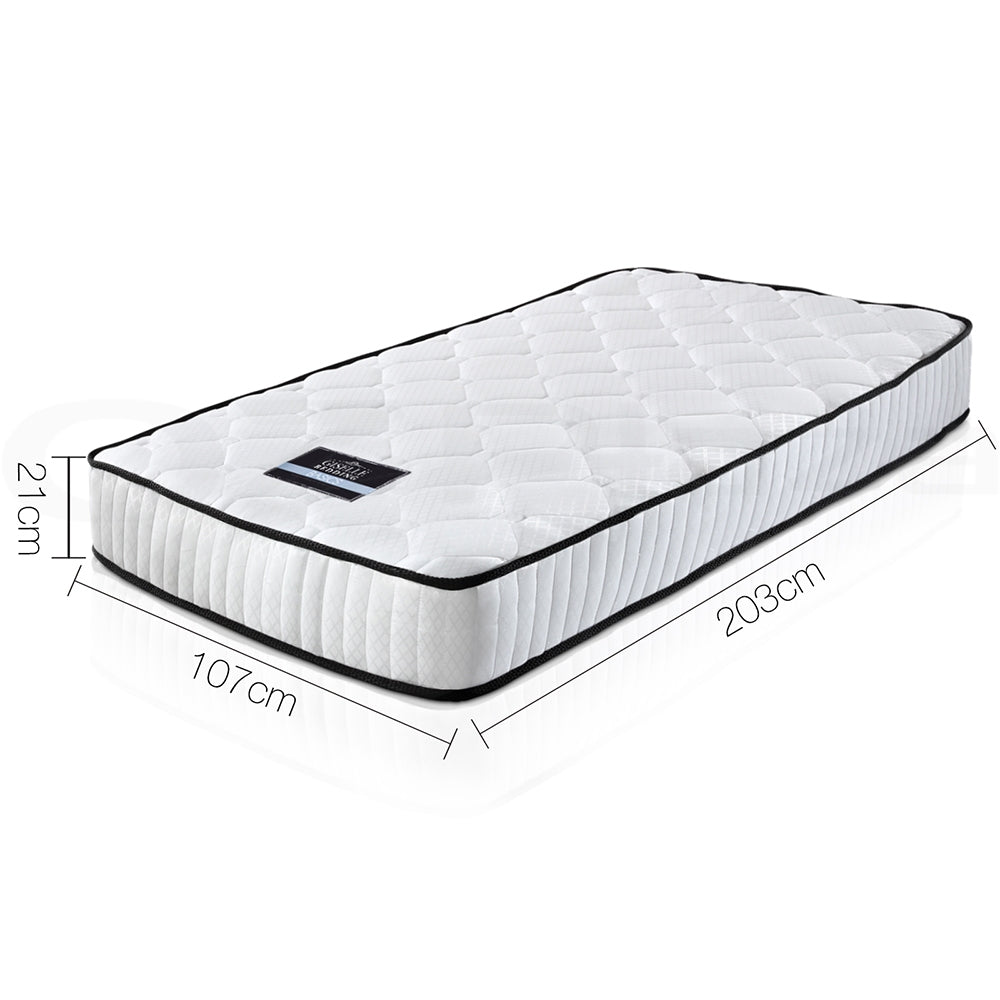 Giselle Bedding 21cm Mattress Tight Top King Single