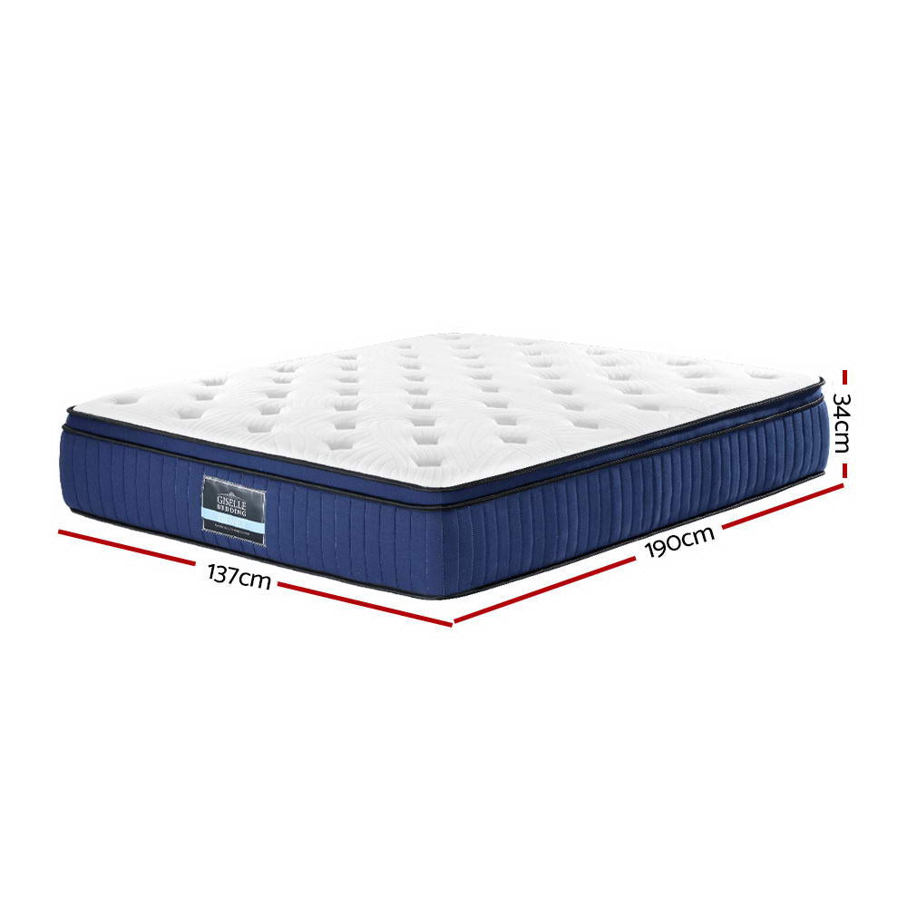 Giselle Bedding 34cm Mattress Cool Gel Memory Foam 7 Zone Double