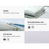 Giselle Bedding Memory Foam Mattress Topper 7-Zone 8cm Queen - Extra Image