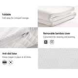 Giselle Bedding Memory Foam Mattress Topper 8cm King - Extra Image