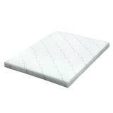 Giselle Bedding Memory Foam Mattress Topper Cool Gel 10cm Queen - Low Angle