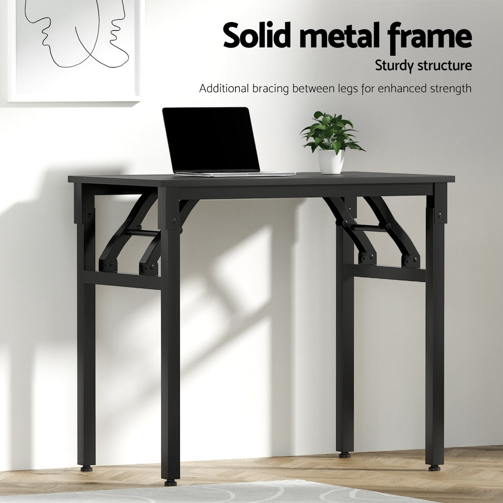 Artiss Computer Desk Foldable Balck 80CM