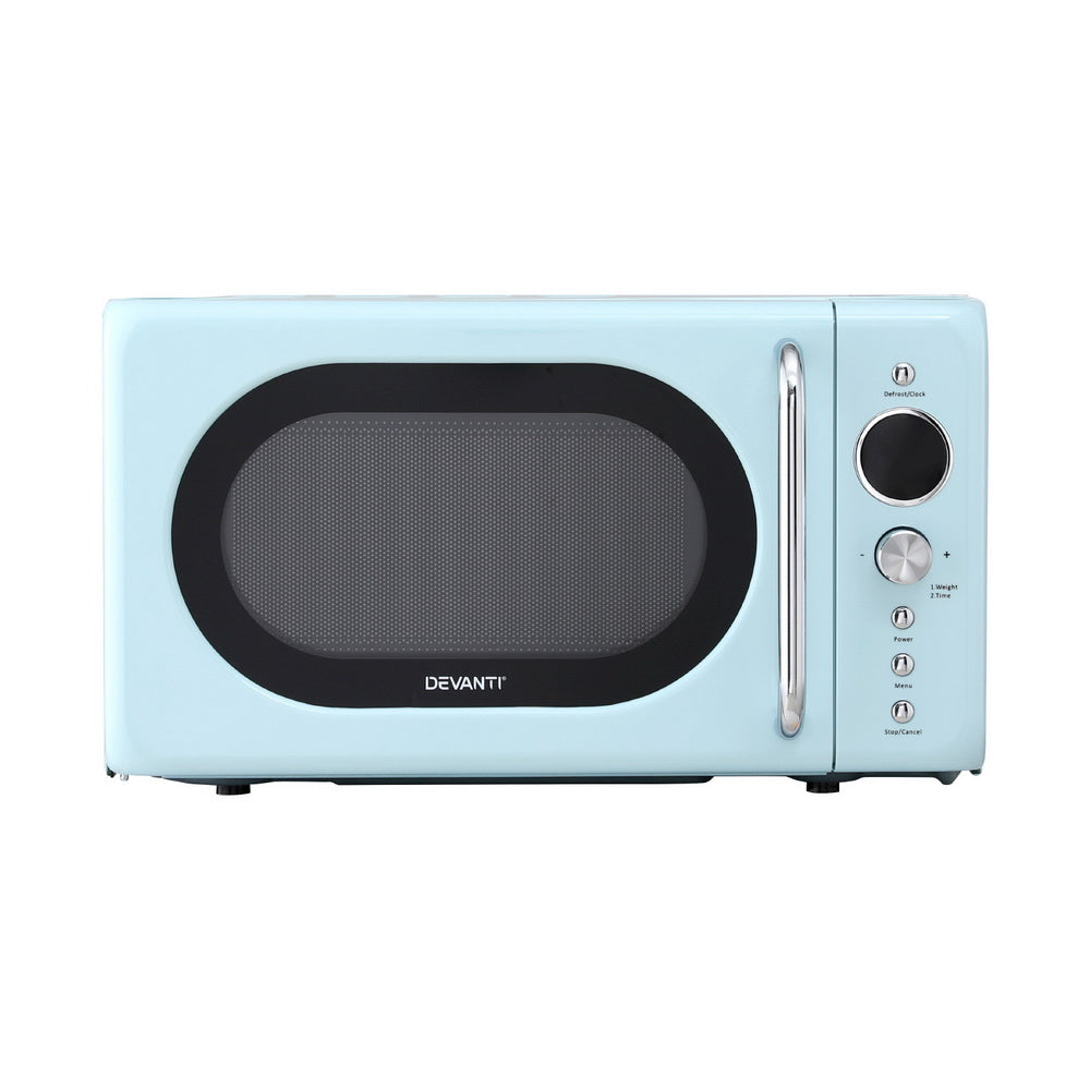 Devanti 20L Microwave Oven 800W Blue