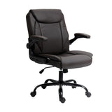 Artiss Executive Office Chair Mid Back Ash Black