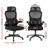 Artiss Ergonomic Office Chair Mesh Chairs Black