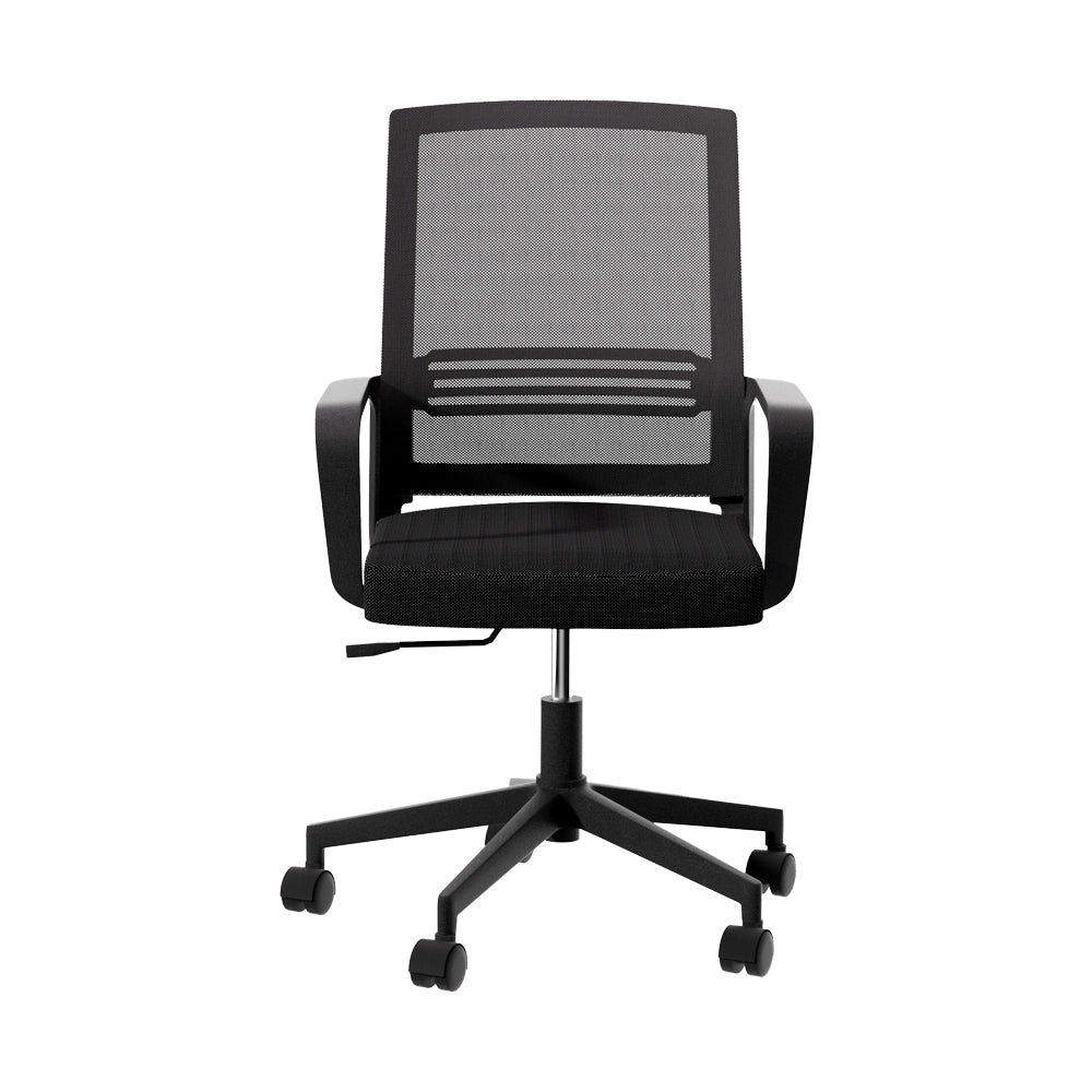 Artiss Mesh Office Chair Computer Gaming Desk Chairs Work Study Mid Back Black