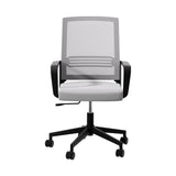 Artiss Mesh Office Chair Computer Gaming Desk Chairs Work Study Mid Back Grey