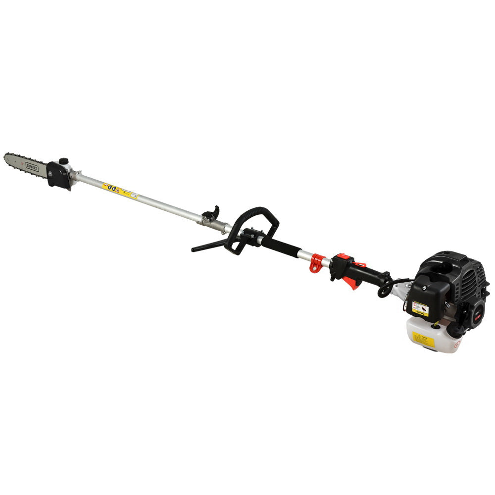 Giantz 62CC Pole Chainsaw Hedge Trimmer 12in Chain Saw 5.6m Long Reach