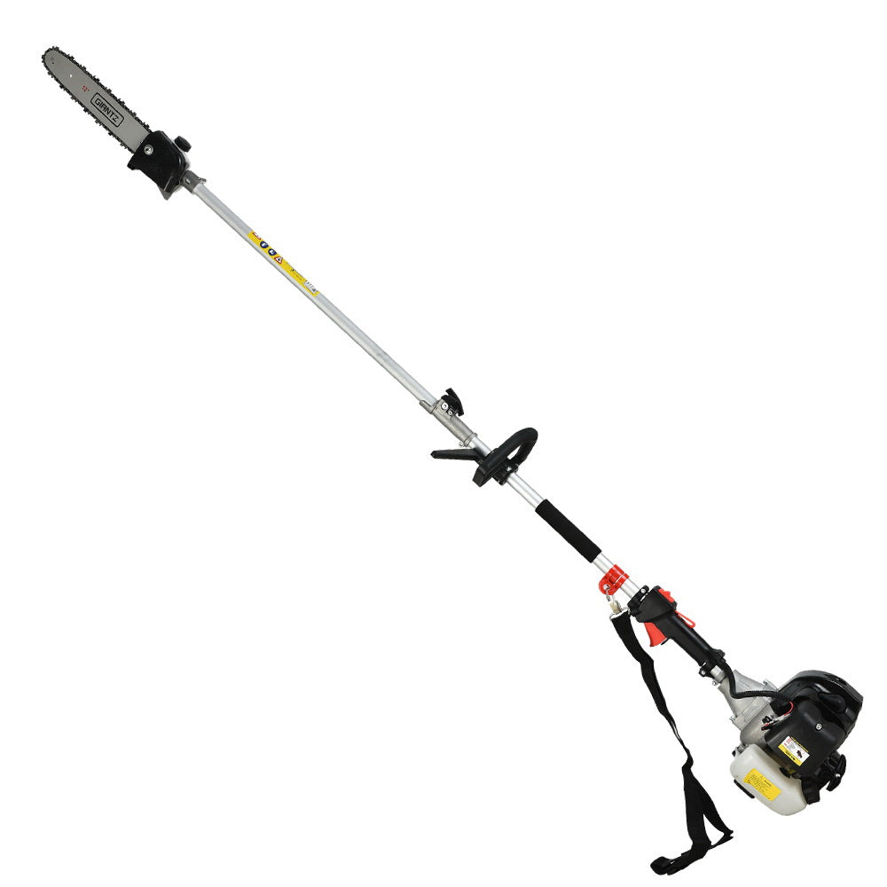 Giantz 62CC Pole Chainsaw Hedge Trimmer 12in Chain Saw 5.6m Long Reach