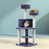 i.Pet Cat Tree 126cm Tower Scratching Post Scratcher Condo Trees House Grey