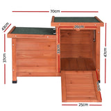 Wooden Outdoor Cat House and Rabbit Hutch - Weather-Resistant Shelter for Small Pets