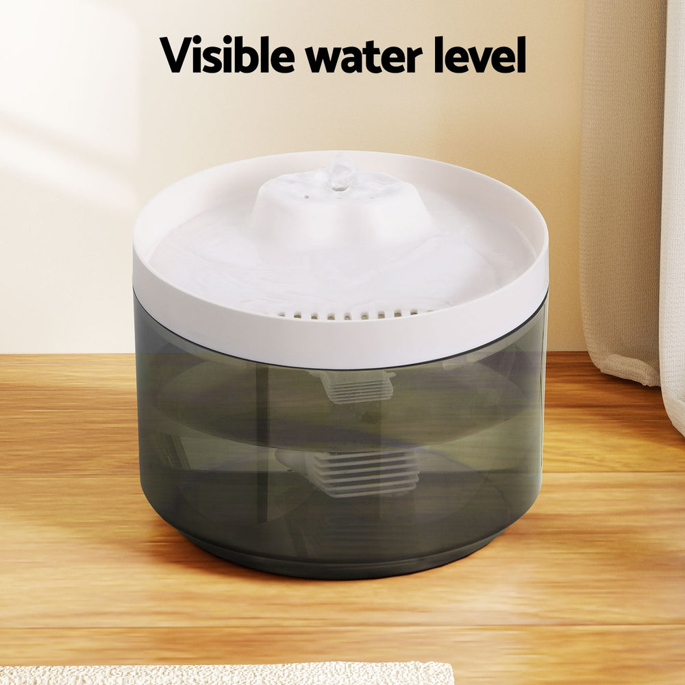 Automatic 2.2L i.Pet Water Dispenser Feeder for Dogs and Cats with Filtration System