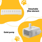 Automatic 2.2L i.Pet Water Dispenser Feeder for Dogs and Cats with Filtration System