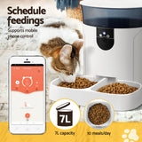 i.Pet Smart WiFi Pet Feeder with HD Camera and App Control - 7L Automatic Food Dispenser