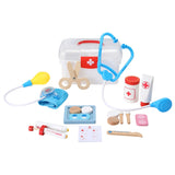 Keezi Kids Medical Pretend Playset with Stethoscope and 16 Accessories for Aspiring Young Doctors