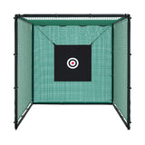 Everfit 3m Golf Practice Net Hitting Cage with Steel Frame Baseball Training - Side View