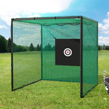 Everfit 3m Golf Practice Net Hitting Cage with Steel Frame Baseball Training - Low Angle