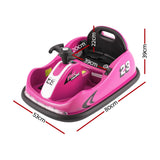 Rigo Kids Ride On Car Bumper Kart 6V Electric Toys Cars Remote Control Pink