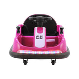 Rigo Kids Ride On Car Bumper Kart 6V Electric Toys Cars Remote Control Pink