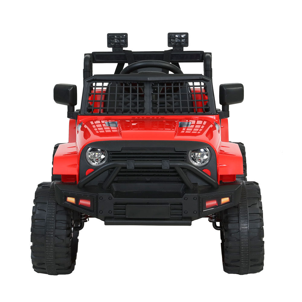 Rigo Kids Electric Ride On Car Jeep Toy Cars Remote 12V Red