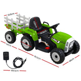 Rigo Kids Electric Ride On Car Tractor Toy Cars 12V Green