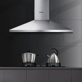 Devanti 900mm Range Hood 90cm Rangehood Stainless Steel