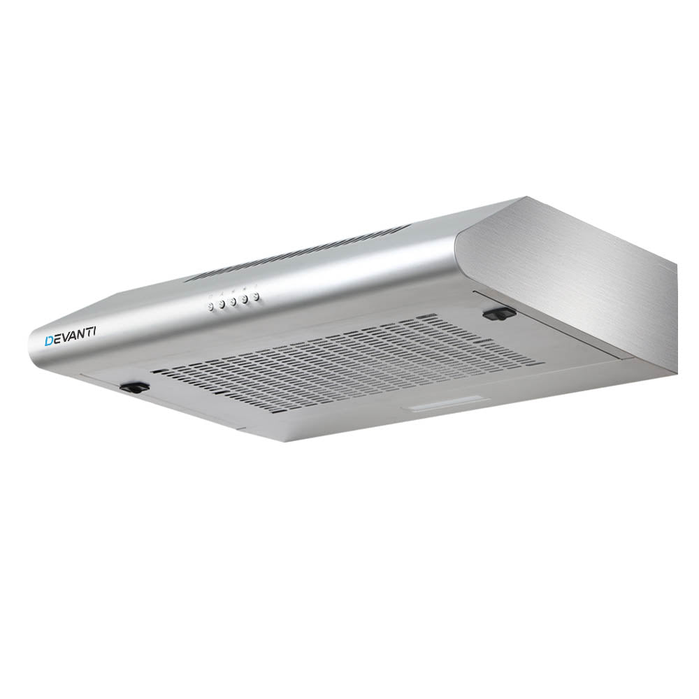 Devanti 600mm Range Hood 60cm Rangehood Stainless Steel