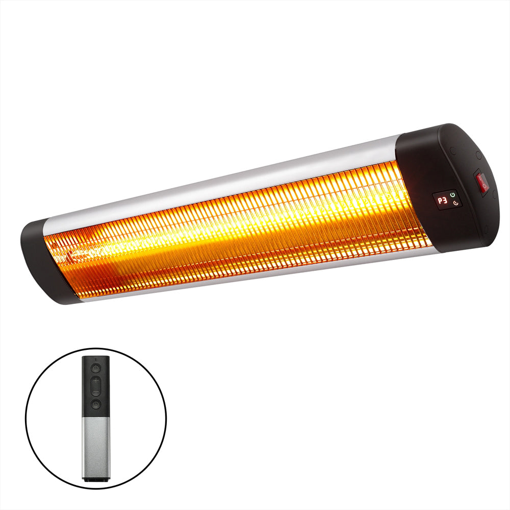 Devanti 3000W Remote-Controlled Radiant Heater with Adjustable Settings