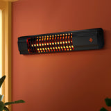 Devanti 2000W Eco-Friendly Halogen Infrared Heater with Remote Control