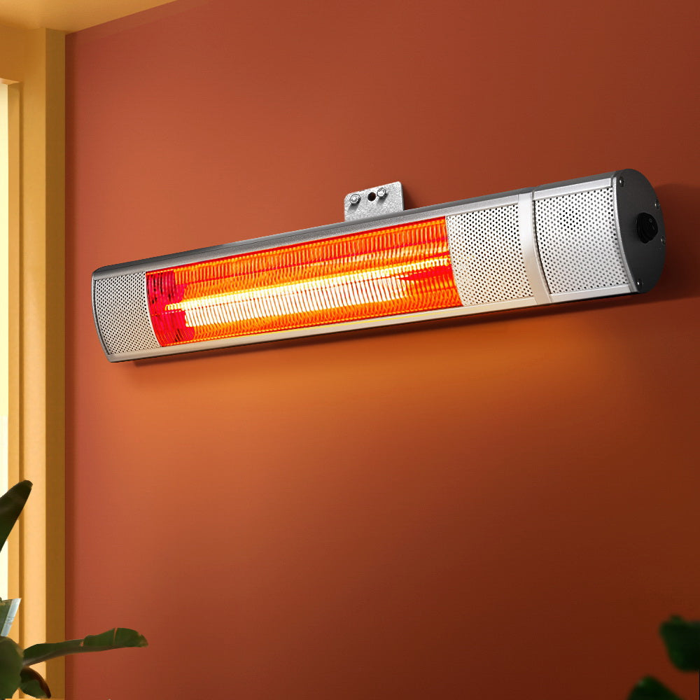 Devanti 2000W Infrared Radiant Electric Heater with Remote Control