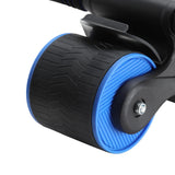 Everfit Ab Roller Automatic Rebound Abdominal Wheel Home Gym Workout Blue - Top-Down View