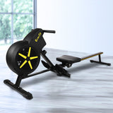 Everfit Rowing Machine Air Rower Exercise Fitness Gym Home Cardio - Close-Up Angle