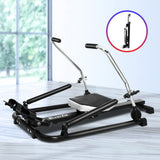 Everfit Rowing Machine Rower Hydraulic Resistance Fitness Gym Home Cardio - Close-Up Angle