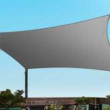 Instahut 5x6m Premium Square Shade Sail - Durable UV-Resistant Canopy