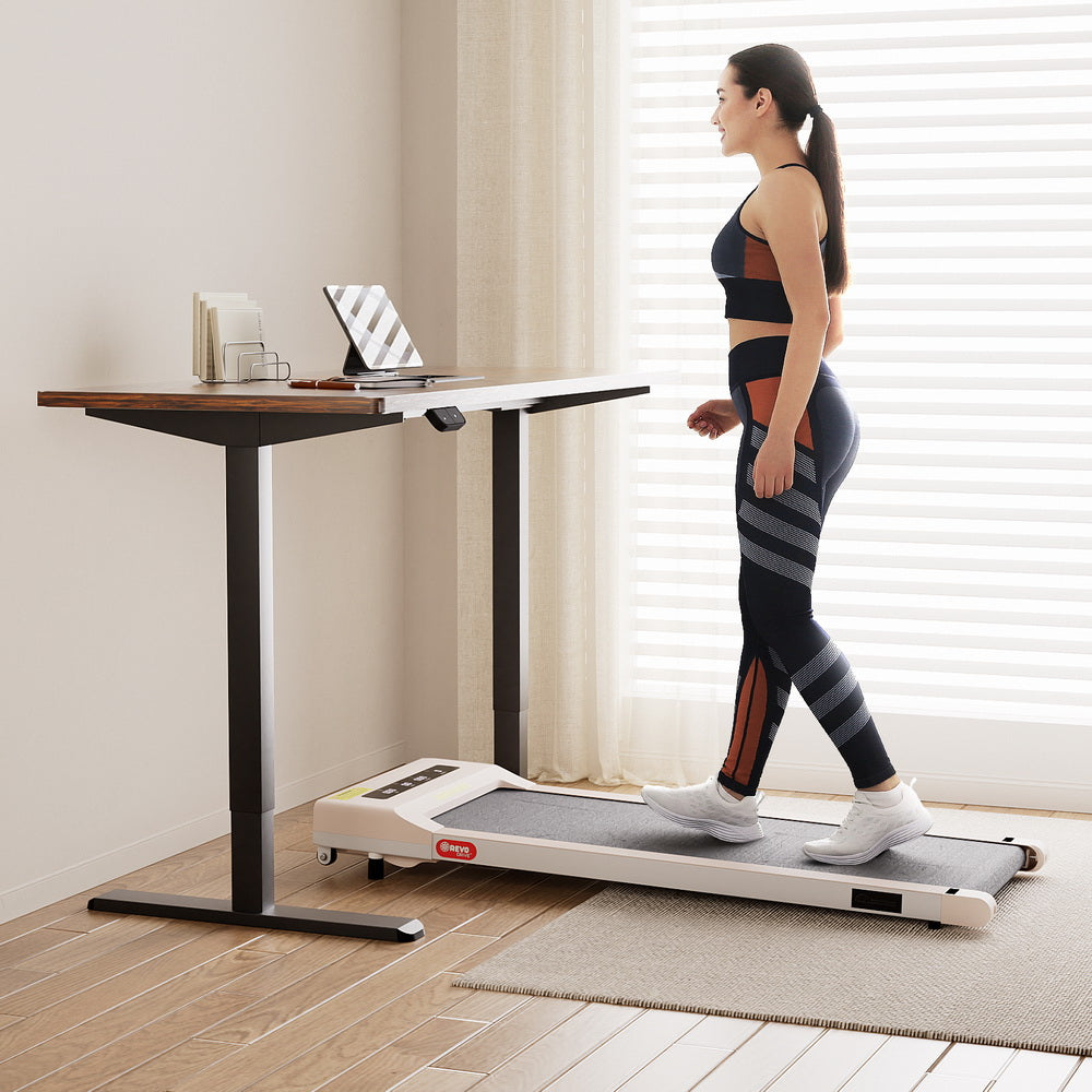 Artiss 140cm Automatic Standing Desk with 360mm Electric Walking Pad Treadmill