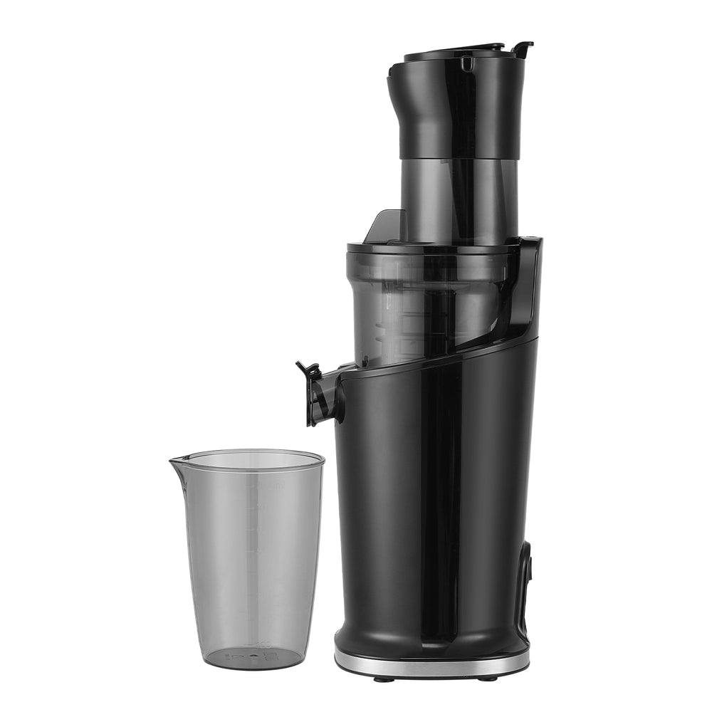 Devanti 200W Cold Press Masticating Juicer - Black Fruit Juice Extractor