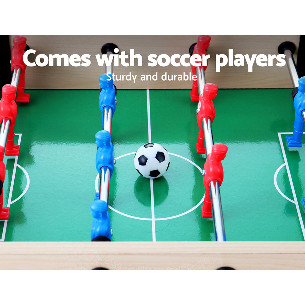 Portable Mini Foosball Soccer Table for Family Fun and Parties - Compact Tabletop Game for Kids and Adults