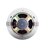 8-Pack 6-Inch In-Ceiling Speakers for Home Audio System - Powerful Tweeter Installations