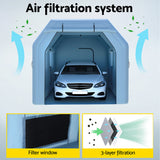 Giantz Inflatable Spray Booth 4X3M Car Paint Tent Filter System Blower - 45-Degree Angle