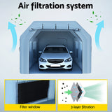 Giantz Inflatable Spray Booth 6X4M Car Paint Tent Filter System Blower - 45-Degree Angle